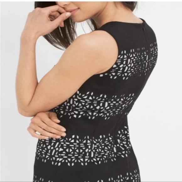 WHBM Laser Cut Dress - Picture 7 of 7